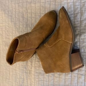 Steve Madden Creek Booties in Chestnut Suede 6.5